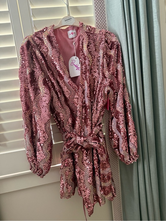Buddy Love Dresses & Skirts - Buddy Love Mauve Sequin Adeline Dress - Pink Sequins